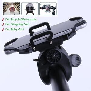 Bicycle Stroller Universal Phone Holder Adjustable Shockproof Heavy Duty Secure